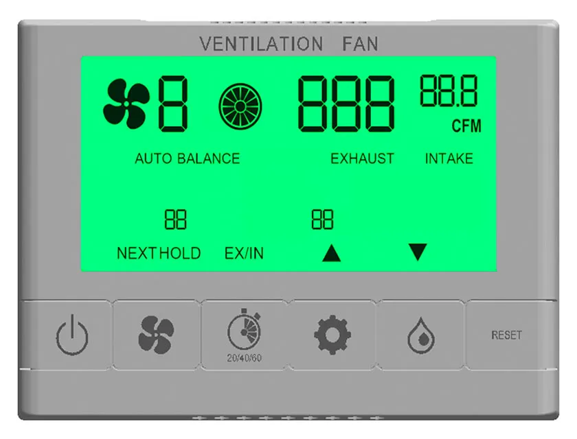 Lifebreath DXPL03 – Commande murale numérique